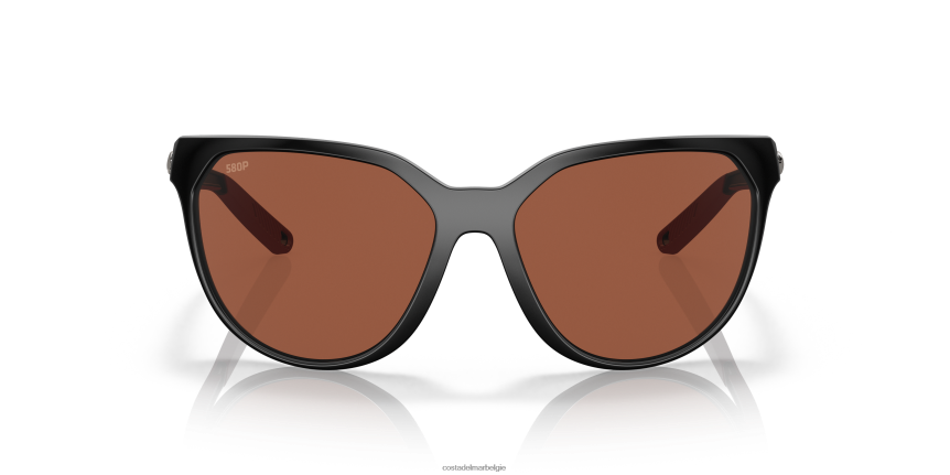 zonnebril zijn Costa Del Mar vrouwen eendagsvlieg mat zwart 8VFDF930
