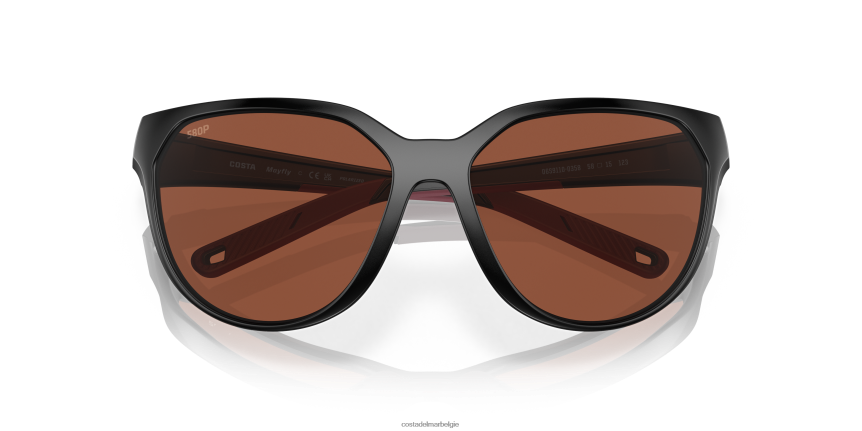 zonnebril zijn Costa Del Mar vrouwen eendagsvlieg mat zwart 8VFDF930