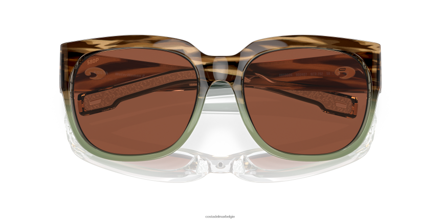 zonnebril zijn Costa Del Mar vrouwen watervrouw 2 glanzende oceaanjade 8VFDF909