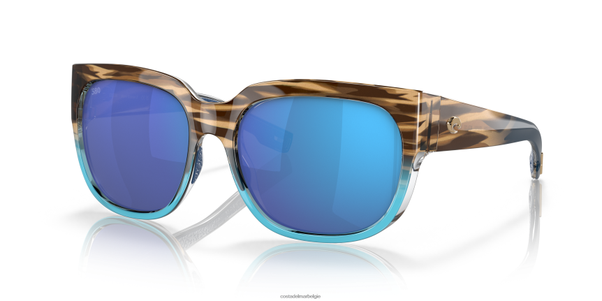 zonnebril zijn Costa Del Mar vrouwen watervrouw 2 glanzende wahoo 8VFDF912