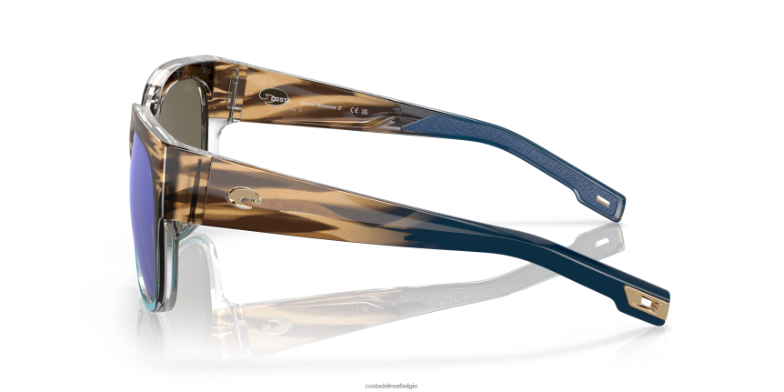 zonnebril zijn Costa Del Mar vrouwen watervrouw 2 glanzende wahoo 8VFDF912