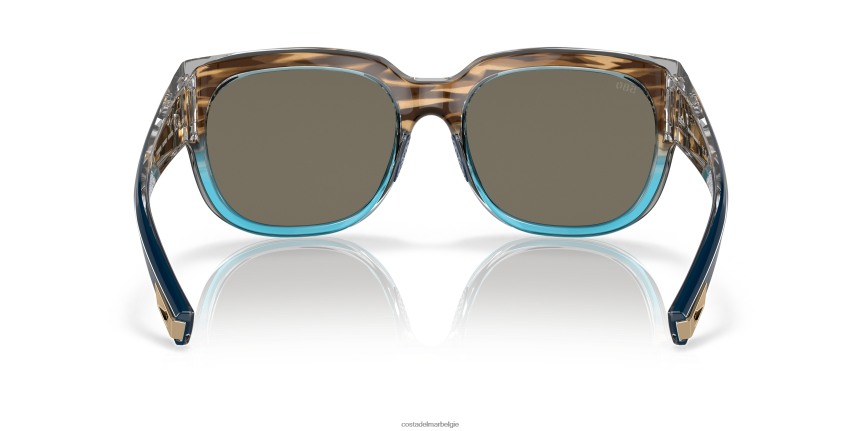 zonnebril zijn Costa Del Mar vrouwen watervrouw 2 glanzende wahoo 8VFDF912