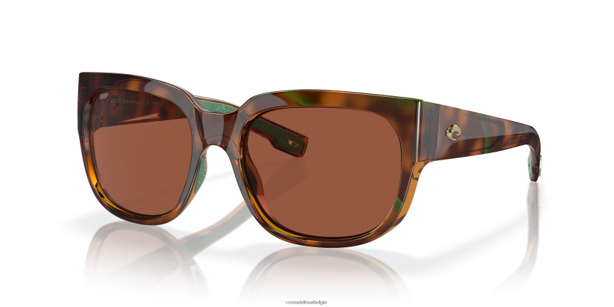 zonnebril zijn Costa Del Mar vrouwen watervrouw glanzende palmschildpad 8VFDF914