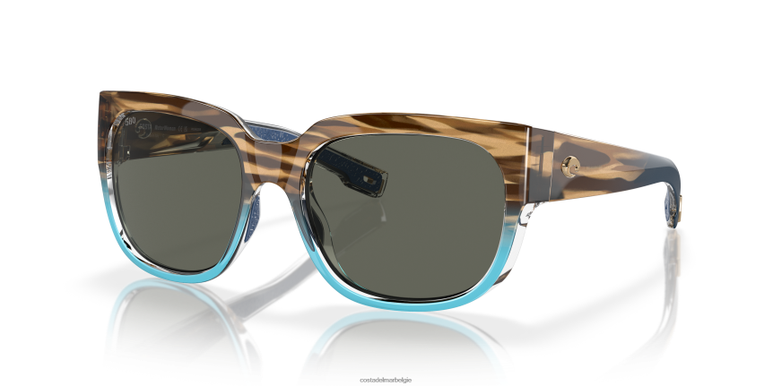 zonnebril zijn Costa Del Mar vrouwen watervrouw glanzende wahoo 8VFDF917