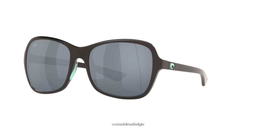 zonnebril zijn Costa Del Mar vrouwen Kare glanzend zwart muntlogo 8VFDF904