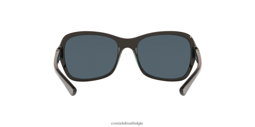 zonnebril zijn Costa Del Mar vrouwen Kare glanzend zwart muntlogo 8VFDF904