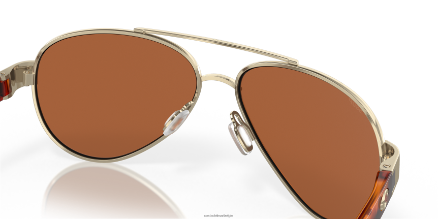 zonnebril zijn Costa Del Mar vrouwen Loreto rosé goud 8VFDF936