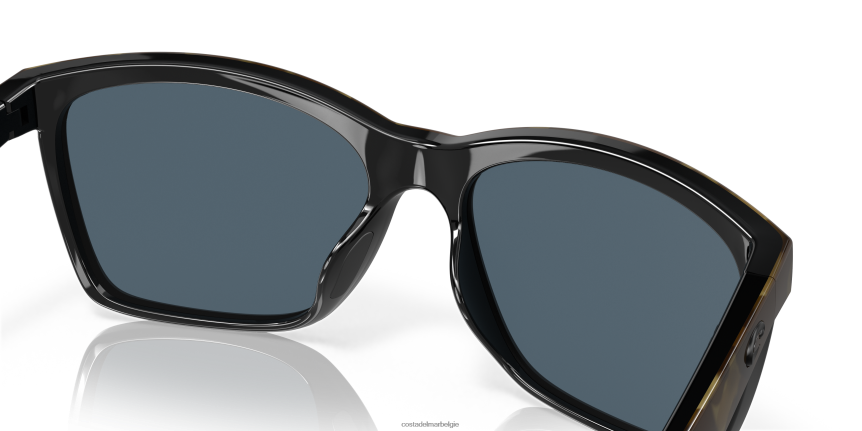 zonnebril zijn Costa Del Mar vrouwen anaa glanzende olijfschildpad op zwart 8VFDF888
