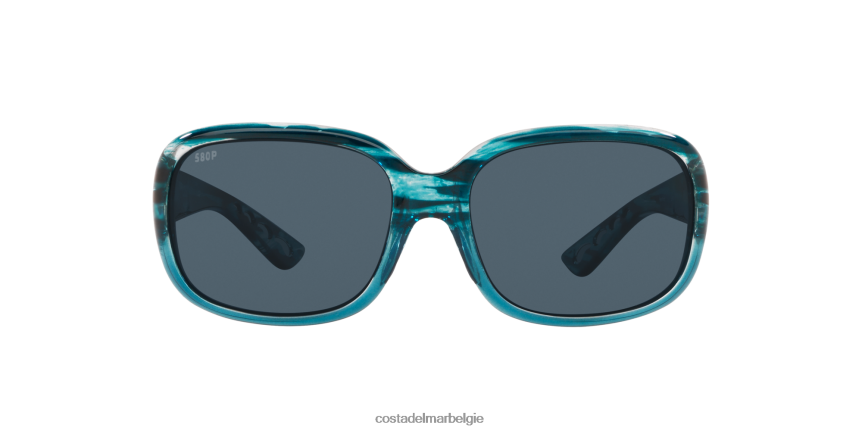 zonnebril zijn Costa Del Mar vrouwen jan van gent glanzende marine 8VFDF874