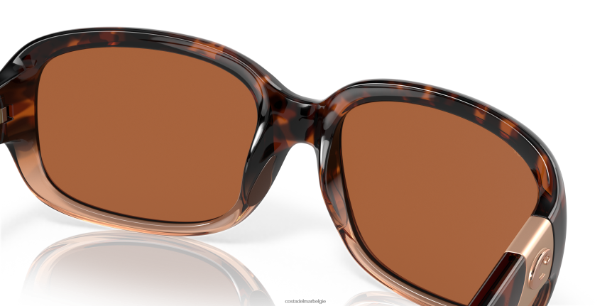 zonnebril zijn Costa Del Mar vrouwen jan van gent glanzende schildpad vervaagt 8VFDF875