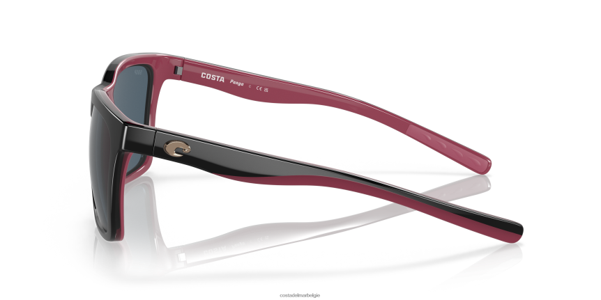 zonnebril zijn Costa Del Mar vrouwen panga glanzend zwart/kristal/fuchsia 8VFDF885