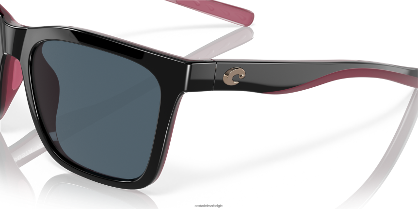 zonnebril zijn Costa Del Mar vrouwen panga glanzend zwart/kristal/fuchsia 8VFDF885