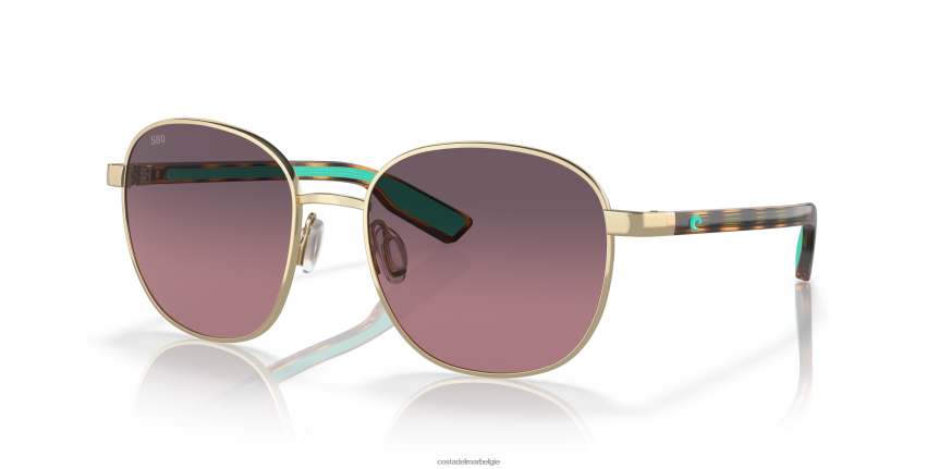 zonnebril zijn Costa Del Mar vrouwen zilverreiger glanzend goud 8VFDF938